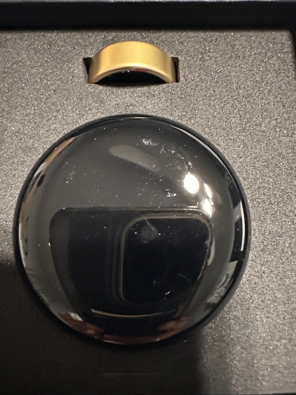 Smart Ring Black Jewelry Box for Men